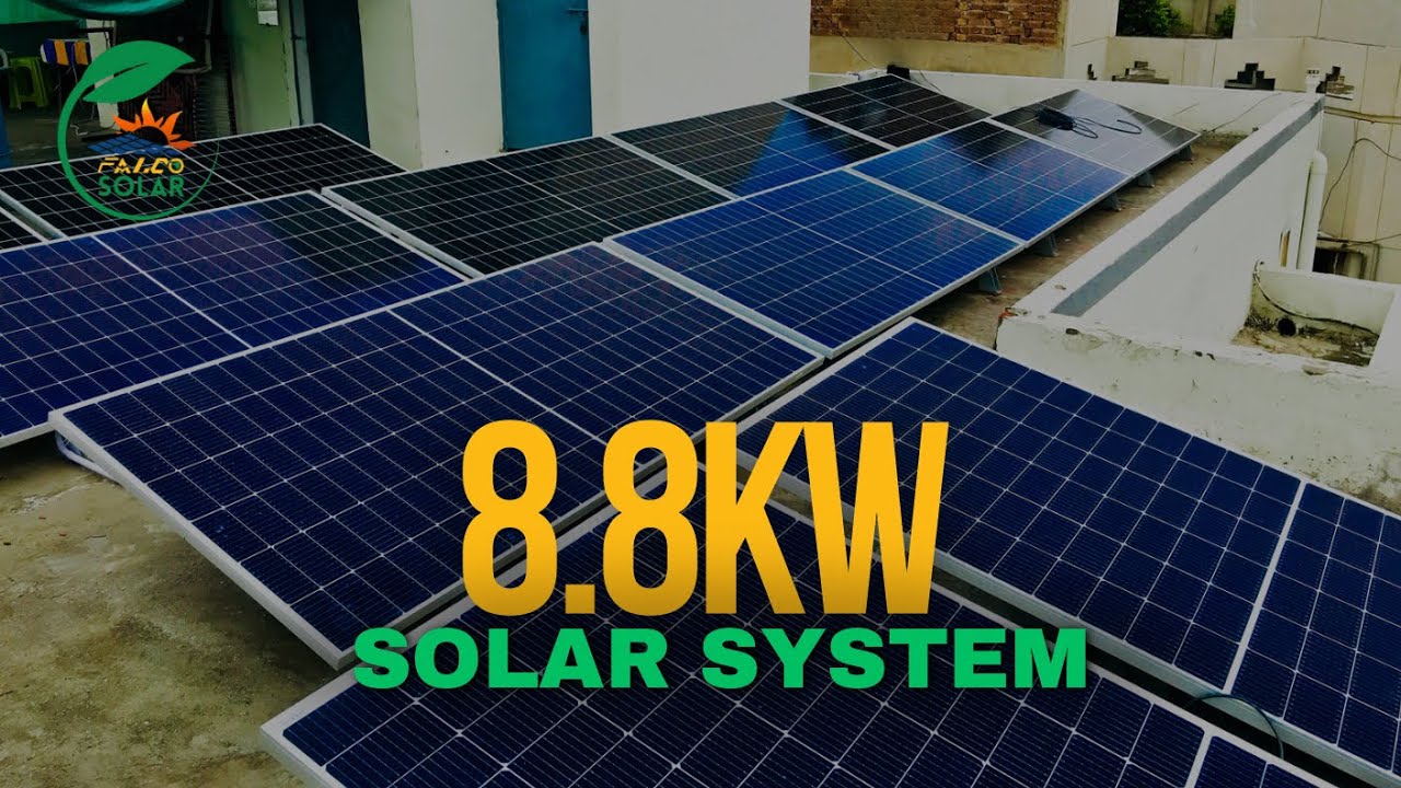 8.8kw solar system with net meter At pcsir phase 1