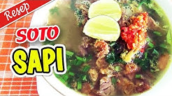 RESEP SOTO DAGING SAPI KUAH BENING By AWAN KULINER - Durasi: 10.11. 
