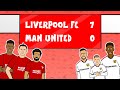 😲7-0! LIVERPOOL vs MAN UTD😲 (Goals Highlights Salah Nunez Gakpo Firmino)