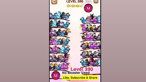 #bird #sort 2 #color #puzzle #level 390 #birdsort #colour #gaming #viral #trending #shorts #solution
