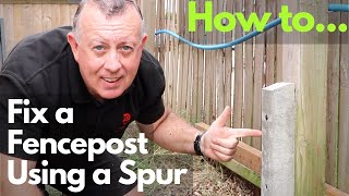 The Easy Way to Fix a Fencepost