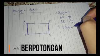 GARIS PADA BANGUN DATAR