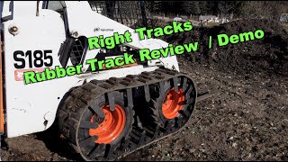 Bobcat Right Tracks System: Rubber Tracks Review/Demo!