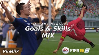 Fifa 16 mix: cristiano ronaldo terrific goals & skills - by pirelli7