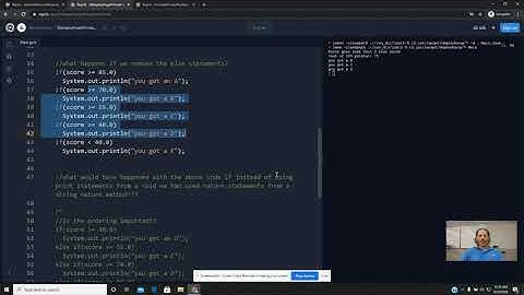 3.4 Mulit-way selection else-if statements