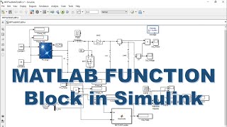 MATLAB Function for MPPT of PV Array in Simulink / MATLAB