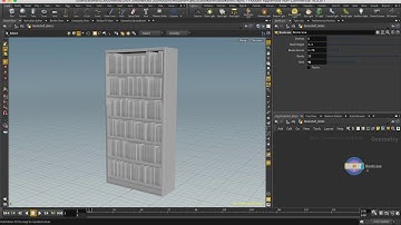 Houdini Procedural Bookcase