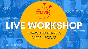 New Zenler Live Event - Funnels and Forms Part 1 - 21 March 2021 Sunday, 04:30 PM BST
