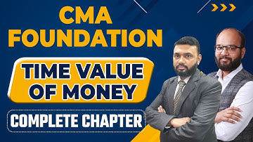 TIME VALUE OF MONEY Complete Chapter | CMA Foundation Mathematics | Free Lectures | ICMAI Exams