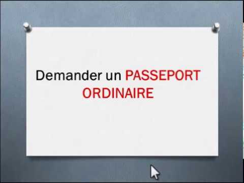 Vidéo: Comment Obtenir Un Passeport RTC