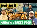 Boat basin food  street complete tour  trying first time balochi sajji in karachi pakistan