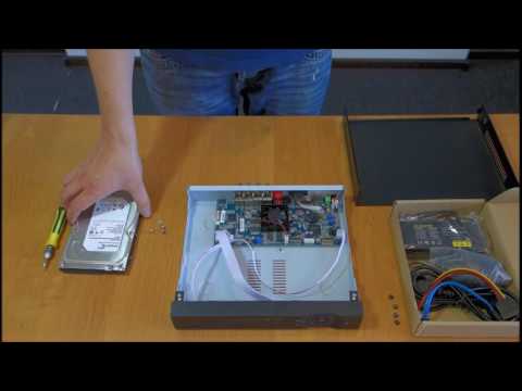 Montaż dysku twardego w rejestratorze HDCVI Protec PR-HCR5108