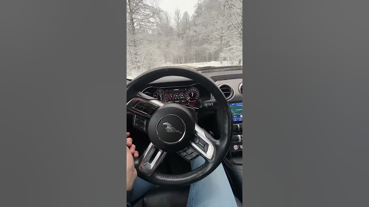 Я понял почему на mustang не ездят зимой! Потому что из-за всех систем нельзя навалить боком#shorts