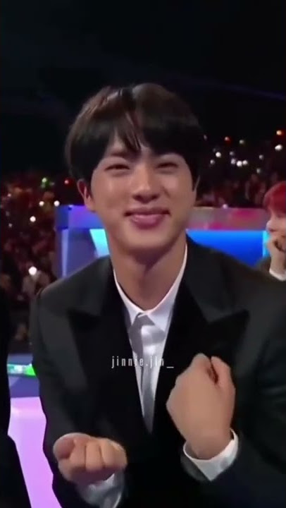 His smile is magical 😍💜 #jin #bts #magic #smile #worldwidehandsome