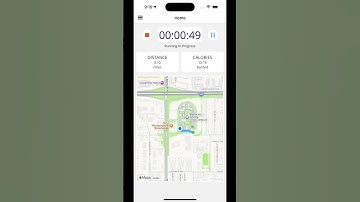 Live Running Tracker App In .NET MAUI #short #shortvideo  #susbcribers
