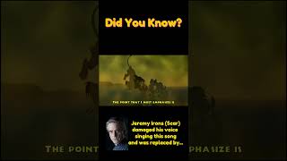 Did You Know? Jeremy Irons Damaged His Voice Singing In The Lion King 