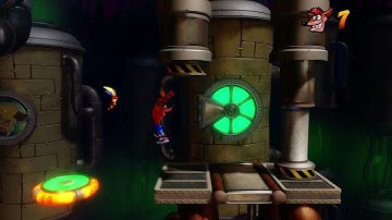 Crash Bandicoot 2 N.Sane - Getting the Secret Clear Gem in Spaced Out