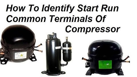 How To Identify Start Run Common Terminals Of Compressor