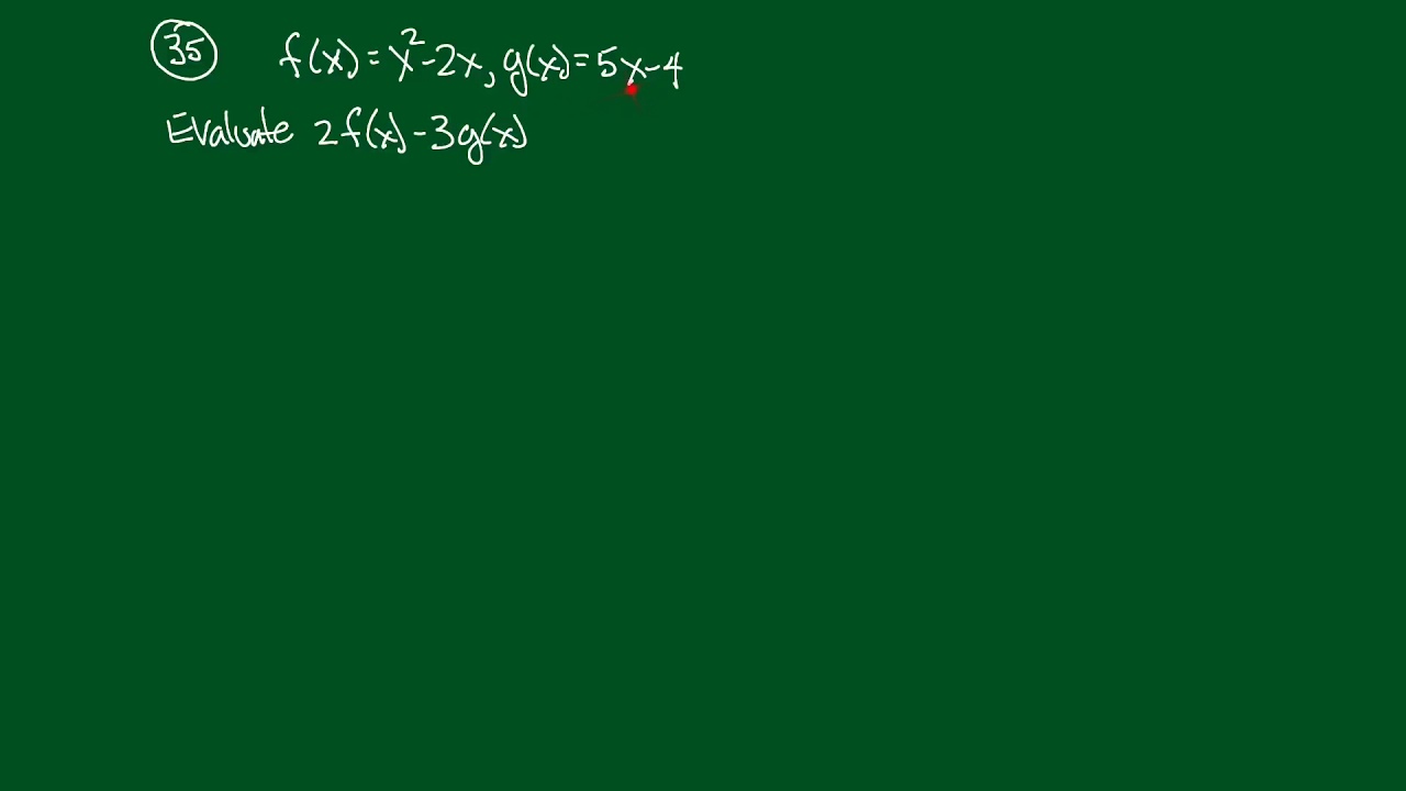 Section 3.3 - Problem 35 - YouTube