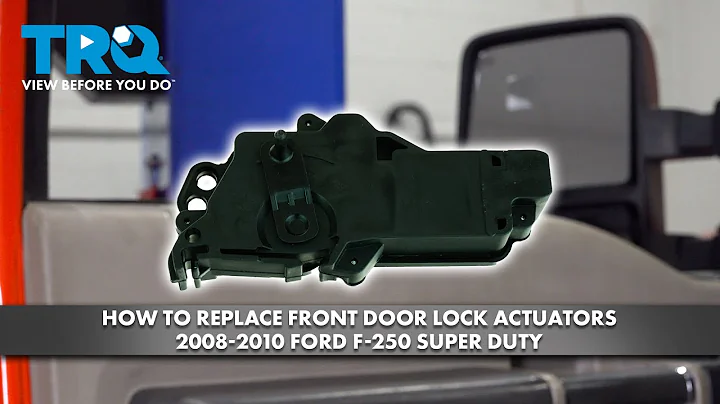 How to Replace Front Door Lock Actuators 2008-2010 Ford F-250 Super Duty