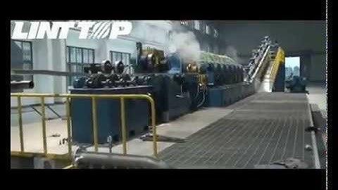 Continuous casting and rolling line for aluminum alloy