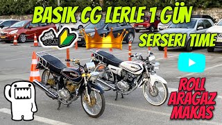 BASIK CG LERLE 1 GÜN ROLL-ARAGAZ-MAKAS DOLU VİDEO İZMİR #berkcakmak #cg #motor