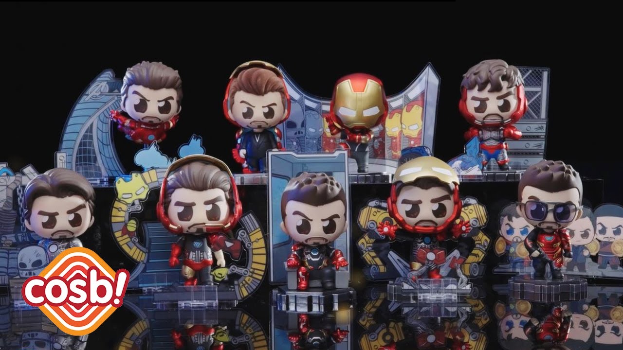 Hot Toys - Iron Man Cosbi Bobble-Head Collection - YouTube