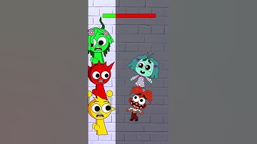 Sprunki or Inside Out 2: WHICH TEAM WILL WIN ? So Difficult 😱😱 #shorts #sprunki #insideout2