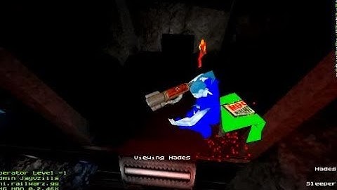 This Rail on Marics Quake 2 CTF map The Pit Sunday May 19 2019