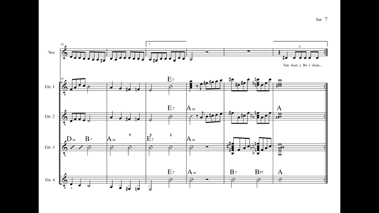 Compos Guitar - 1948 - Aníbal Troilo - Homero Manzi - Sur