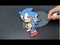 Pancake art  sonic the hedgehog by tiger tomato