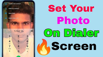 Change Dialer screen Background Using your Won Photo🔥 | how to change dialer screen background