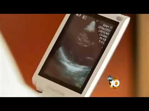 Dr. Eric Topol demos pocket-sized ultrasound - Vscan