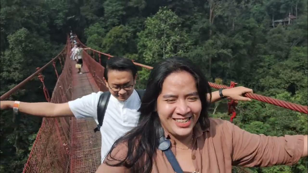 Diomelin suami bercanda terus dijembatan gantung terpanjang 🤣🤗 - YouTube
