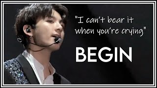 BTS (Jungkook) - Begin from The Wings tour 2017 [ENG SUB][Full HD] Resimi