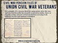 Civil war pension records genealogy tool kit essentials