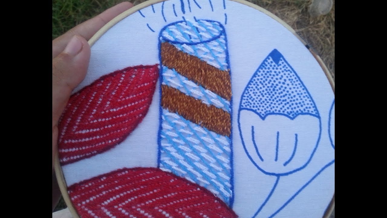 Bordado fantasía VELA NAVIDEÑA