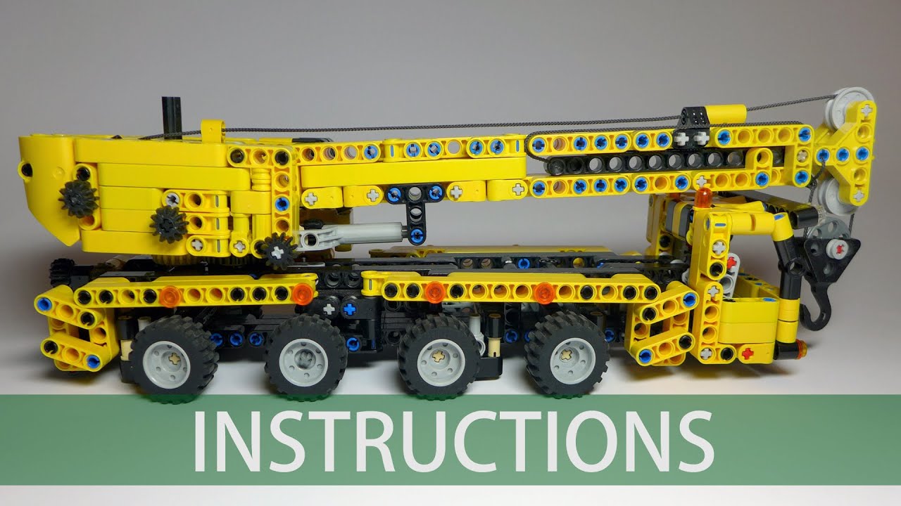 Technic mobile crane | building instructions - YouTube