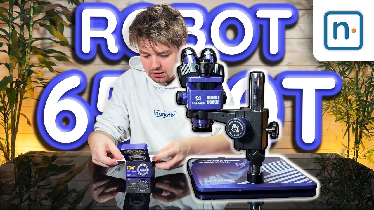 I FINALLY Tried an Optical Microscope! - Mechanic ROBOT 6560T