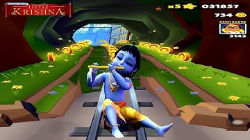 Little Krishna Run Game - Lord Krishna Chasing Enemy | Android/iOS Gameplay HD