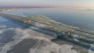 Frozen Great South Bay Bridge 2-3-19