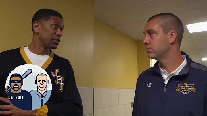 David Jacoby tours the Jalen Rose Leadership Acade...