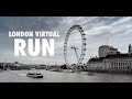 Central London virtual city run on a cloudy afternoon | The perfect treadmill video for running