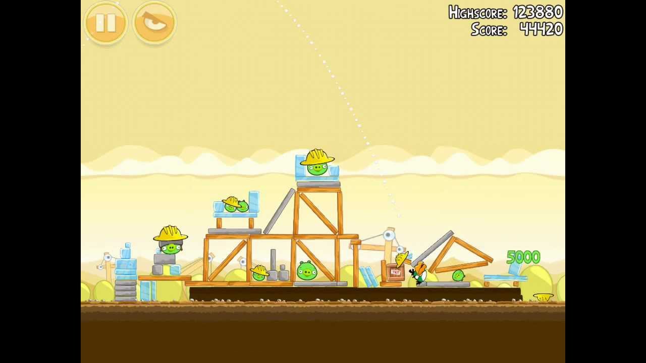 Angry Birds Big Setup 11-1 Walkthrough 3 Star - YouTube