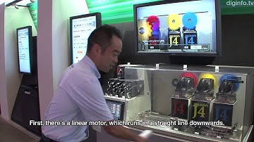 Synched gears interlock at 4,500 rpm on a state of the art servo system #ipnexus