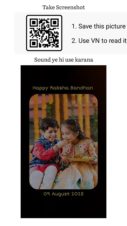 Rakhsha Bandan Video Editing Vn Scanner #vn #sister vn template