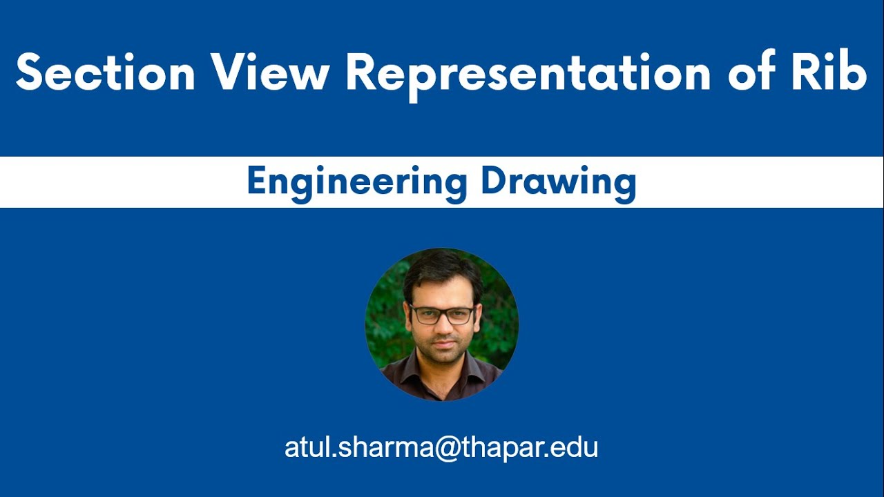Section View Representation of Rib - YouTube