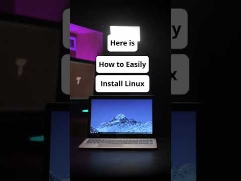 How to install Linux on any PC (EASILY) #shorts