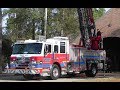 Truck 104 Ladder/Siren Test and Response and more! [The Woodlands Fire Department]