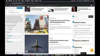 Newsphere - Static Frontpage